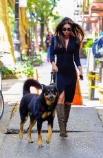 EMILY RATAJKOWSKI Out with Her Dog in New York 10/17/2023