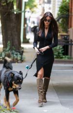 EMILY RATAJKOWSKI Out with Her Dog in New York 10/17/2023