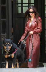 EMILY RATAJKOWSKI Out with Her Dog in New York 10/22/2023