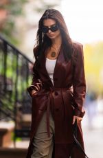 EMILY RATAJKOWSKI Out with Her Dog in New York 10/22/2023