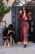 EMILY RATAJKOWSKI Out with Her Dog in New York 10/22/2023