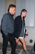 EMMA CORRIN and Rami Malek Leaves Miu Miu Show in Paris 10/03/2023