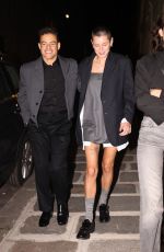 EMMA CORRIN and Rami Malek Leaves Miu Miu Show in Paris 10/03/2023