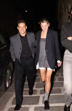 EMMA CORRIN and Rami Malek Leaves Miu Miu Show in Paris 10/03/2023
