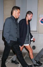 EMMA CORRIN and Rami Malek Leaves Miu Miu Show in Paris 10/03/2023