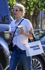 EMMA ROBERTS Out Shopping on Melrose Place in Los Angeles 10/14/2023