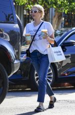 EMMA ROBERTS Out Shopping on Melrose Place in Los Angeles 10/14/2023