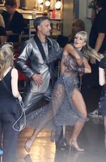 EMMA SLATER Warming up Before Dance With The Stars Show in Los Angeles 10/10/2023