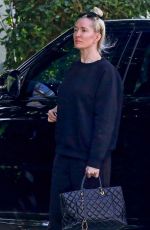 ERIKA JAYNE Waiting for Her Car at Valet on Melrose Place 10/12/2023