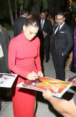 EVA LONGORIA Arrives at National Hispanic Media Coalition