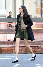 FAMKE JANSSEN Out Shopping in New York 10/17/2023