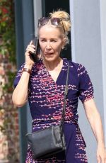 FELICITY HUFFMAN Out for Lunch and Salon Session in West Hollywood 10/13/2023