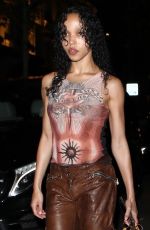FKA TWIGS and Jordan Hemingway Night Out in Paris 10/02/2023