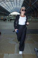 FLORENCE PUGH Arrives in London from Paris 10/02/2023