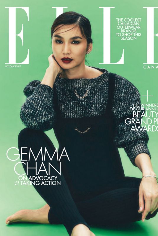 GEMMA CHAN in Elle Canada, November 2023
