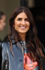 GERALDINE NAKACHE Arrives at Rabanne Womenswear Spring/Summer 2024 Show at Paris Fashion Week 09/28/2023