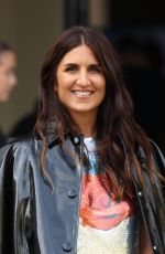 GERALDINE NAKACHE Arrives at Rabanne Womenswear Spring/Summer 2024 Show at Paris Fashion Week 09/28/2023