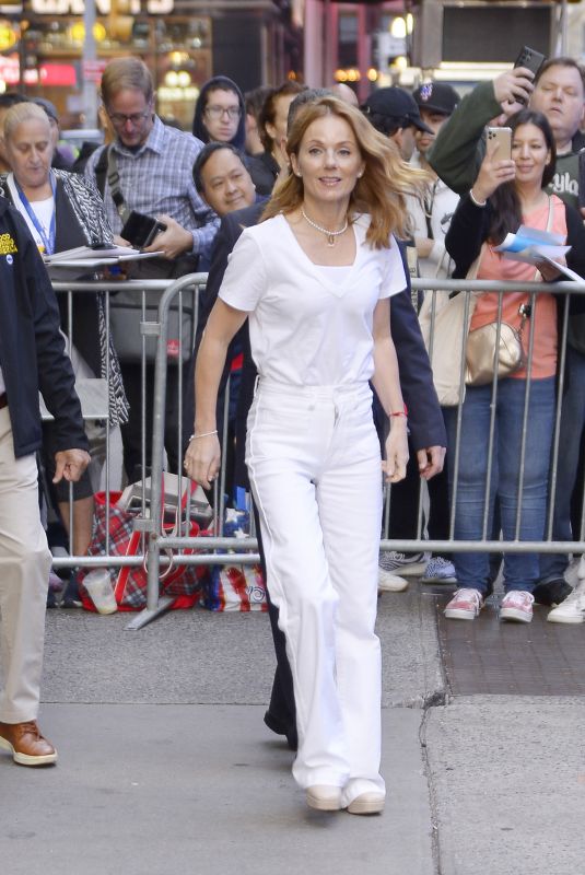 GERI HALLIWELL Arrives at GMA Studios in New York 10/03/2023