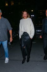 GIGI HADID Arrives at Her Guest in Residence Store Opening in New York 10/19/2023