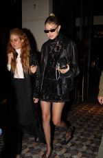 GIGI HADID Arrives at Miu Miu After-party in Paris 10/03/2023