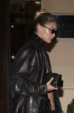 GIGI HADID Arrives at Miu Miu After-party in Paris 10/03/2023
