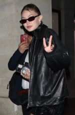 GIGI HADID Arrives at Miu Miu After-party in Paris 10/03/2023