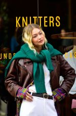 GIGI HADID at a Photoshoot for Guest in Residence in New York 10/18/2023