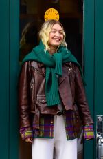 GIGI HADID at a Photoshoot for Guest in Residence in New York 10/18/2023