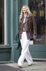 GIGI HADID at a Photoshoot in New York 10/18/2023