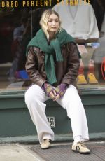 GIGI HADID at a Photoshoot in New York 10/18/2023