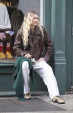 GIGI HADID at a Photoshoot in New York 10/18/2023