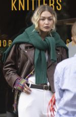 GIGI HADID at a Photoshoot in New York 10/18/2023