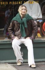 GIGI HADID at a Photoshoot in New York 10/18/2023
