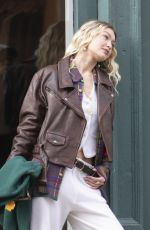 GIGI HADID at a Photoshoot in New York 10/18/2023