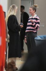 GIGI HADID Meets up with Friends at Her Guest in Residence Store in New York 10/16/2023