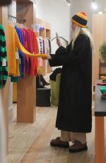 GIGI HADID Meets up with Friends at Her Guest in Residence Store in New York 10/16/2023