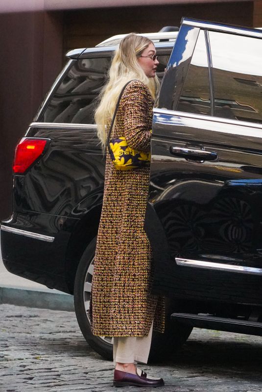 GIGI HADID Out in New York 10/16/2023