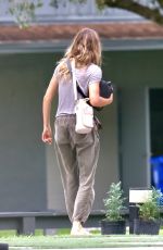 GISELE BUNDCHEN Arrives at Her Home in Broward 10/14/2023