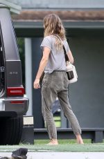 GISELE BUNDCHEN Arrives at Her Home in Broward 10/14/2023