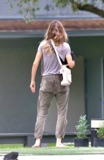 GISELE BUNDCHEN Arrives at Her Home in Broward 10/14/2023