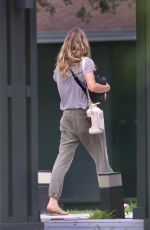 GISELE BUNDCHEN Arrives at Her Home in Broward 10/14/2023