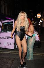 GK BARRY and ISSY OAKLEY Leaves PrettyLittleThing Haunted Mansion Hosted by GK Barry in London 10/26/2023