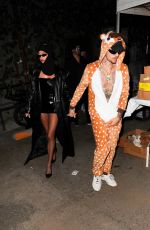 HAILEY and Justin BIEBER at Peppermint Halloween Party in West Hollywood 10/29/2023
