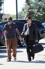 HAILEY and Justin BIEBER Out and About in Los Angeles 10/30/2023