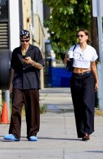 HAILEY and Justin BIEBER Out for Coffee and Breakfast in West Hollywood 10/22/2023