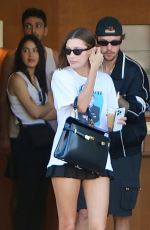 HAILEY and Justin BIEBER Out for Coffee at Maru Expresso Bar in Beverly Hills 10/15/2023