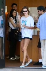 HAILEY and Justin BIEBER Out for Coffee at Maru Expresso Bar in Beverly Hills 10/15/2023