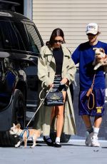 HAILEY and Justin BIEBER Out with Their Dogs in West Hollywood 10/29/2023