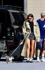 HAILEY and Justin BIEBER Out with Their Dogs in West Hollywood 10/29/2023