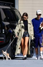 HAILEY and Justin BIEBER Out with Their Dogs in West Hollywood 10/29/2023
